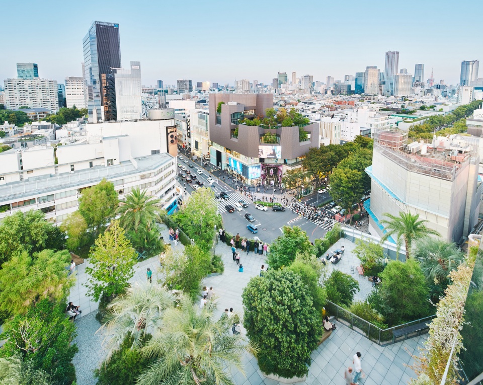 harajuku square by nikken sekkei akihisa hirata architecture office