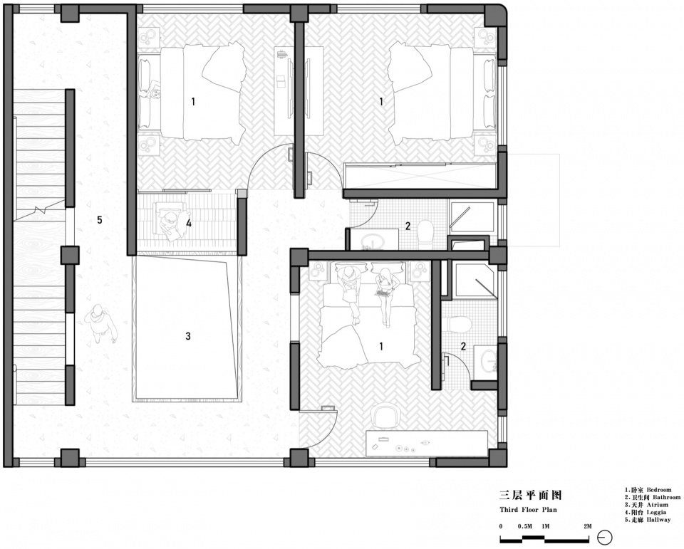the courtyard house by li wenxi architects