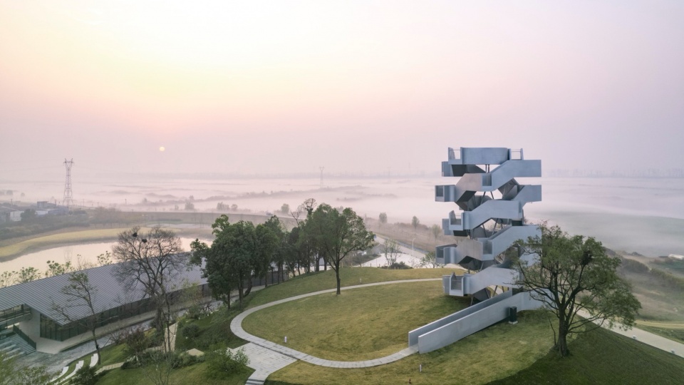 Chenhu Migratory Bird Observation Tower by Xiang Architects