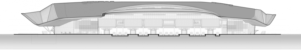 jingmen west railway station by citic architectural design research institute co ltd china railway siyuan survey and design group co ltd