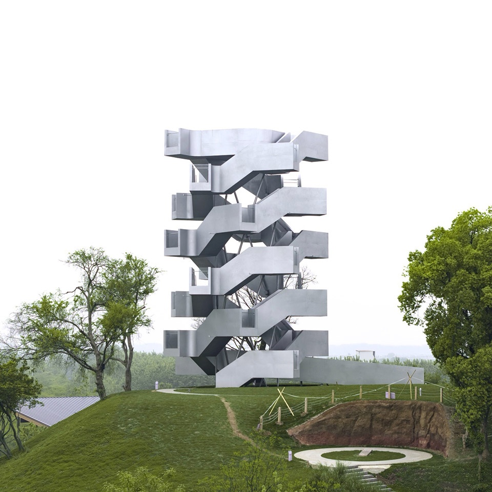 Chenhu Migratory Bird Observation Tower by Xiang Architects