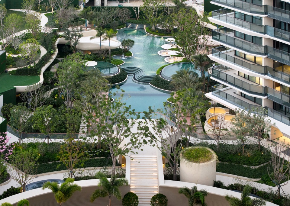 park lane complex phase ii sanya by peidong zhu line plus