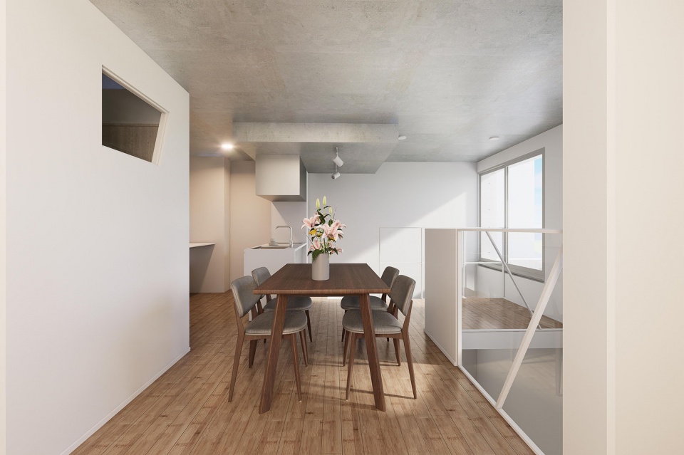 SHIN NAKANO trapezoidal by Ryuichi Sasaki Architecture