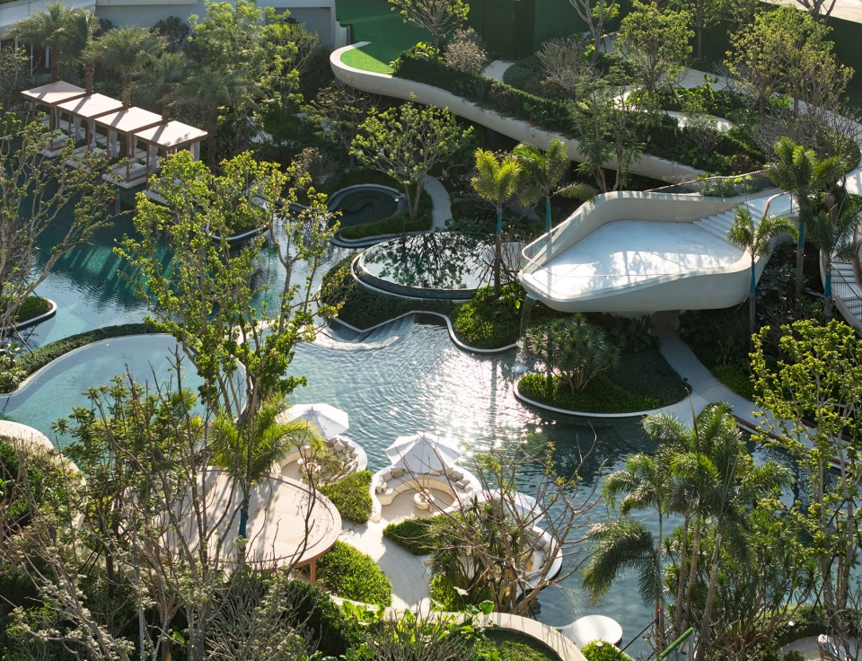 park lane complex phase ii sanya by peidong zhu line plus