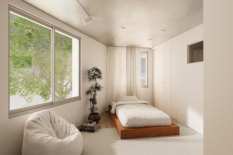 SHIN NAKANO trapezoidal by Ryuichi Sasaki Architecture