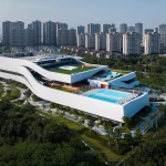 A New Creation by Oneness architecture studio: Xiamen Eastern Coastal New Town Civil Culture and Sports Center Project by Oneness architecture studio