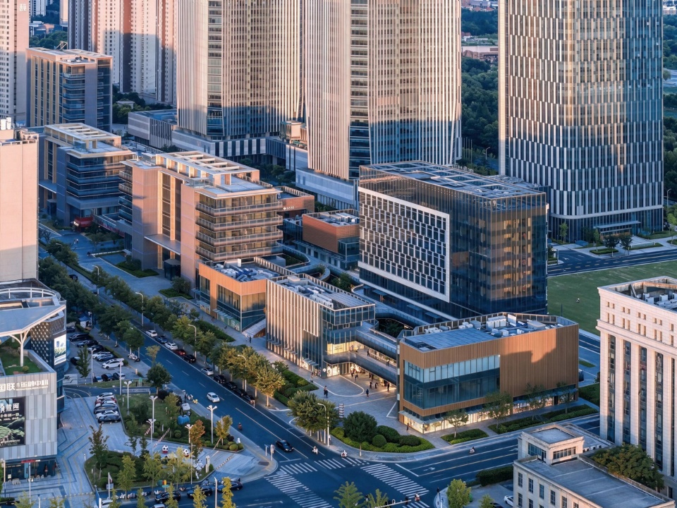 urban renewal practice of area d huaian financial center by ecadi