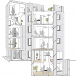 新中野梯形公寓，东京 / Ryuichi Sasaki Architecture