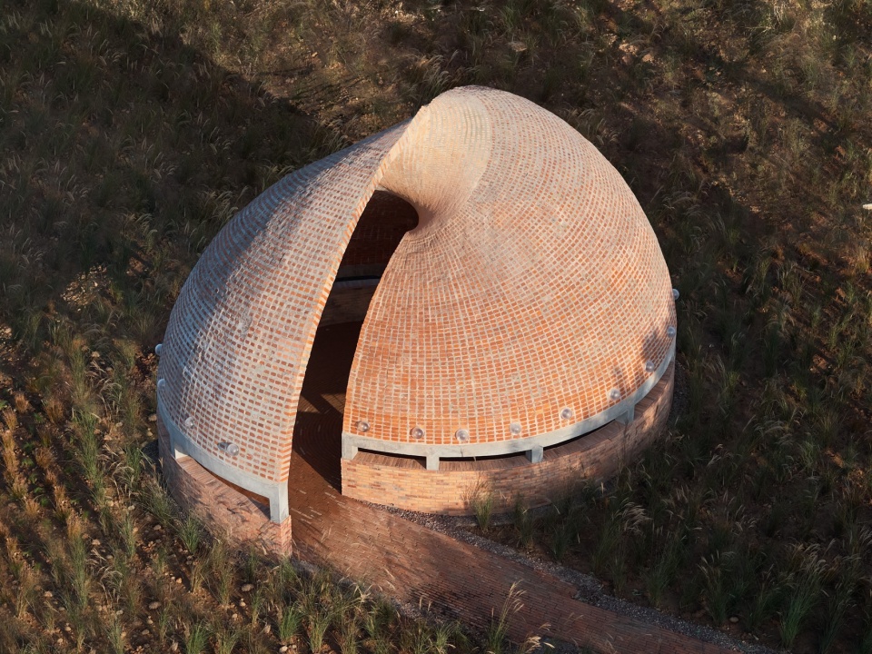 twisted brick shell concept library by hcch studio.htm