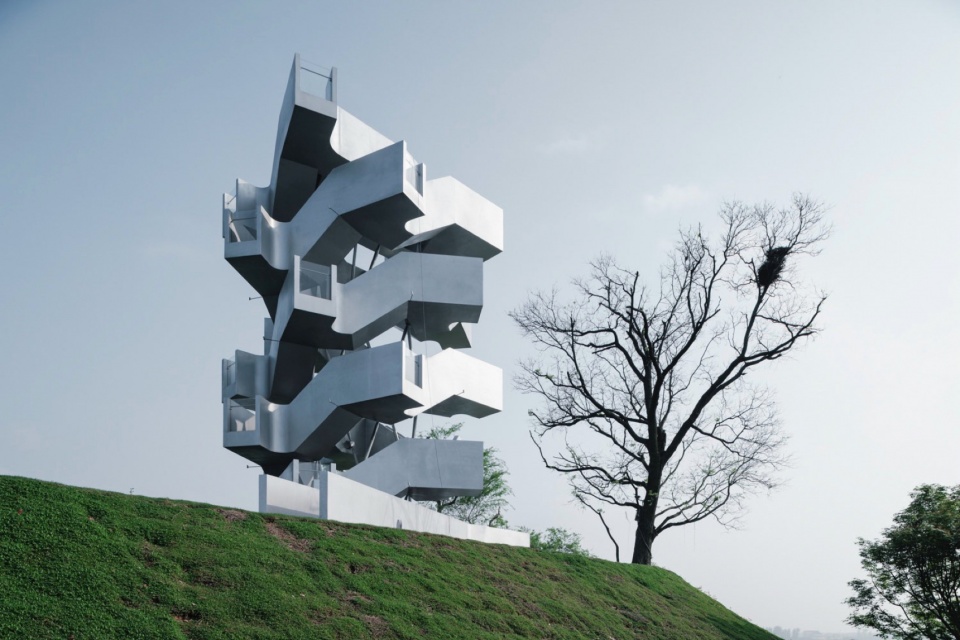 Chenhu Migratory Bird Observation Tower by Xiang Architects