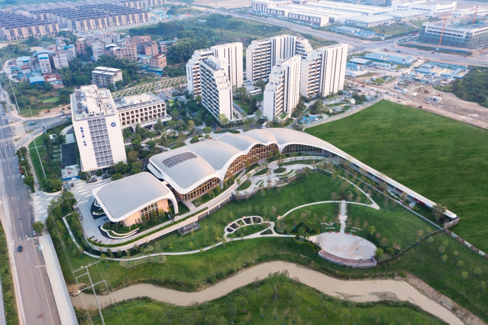 gui garden and elderly care community center sunlay design fangwei architects