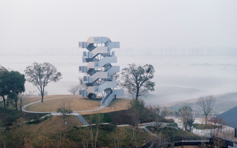 Chenhu Migratory Bird Observation Tower by Xiang Architects