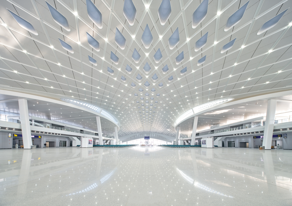jingmen west railway station by citic architectural design research institute co ltd china railway siyuan survey and design group co ltd