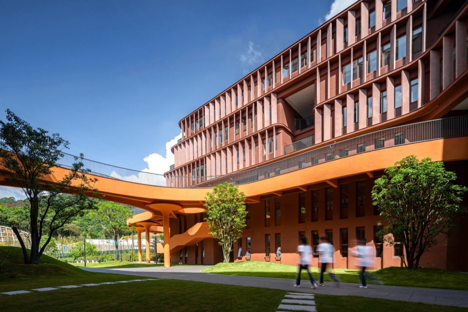 A Floating School Amidst Forests