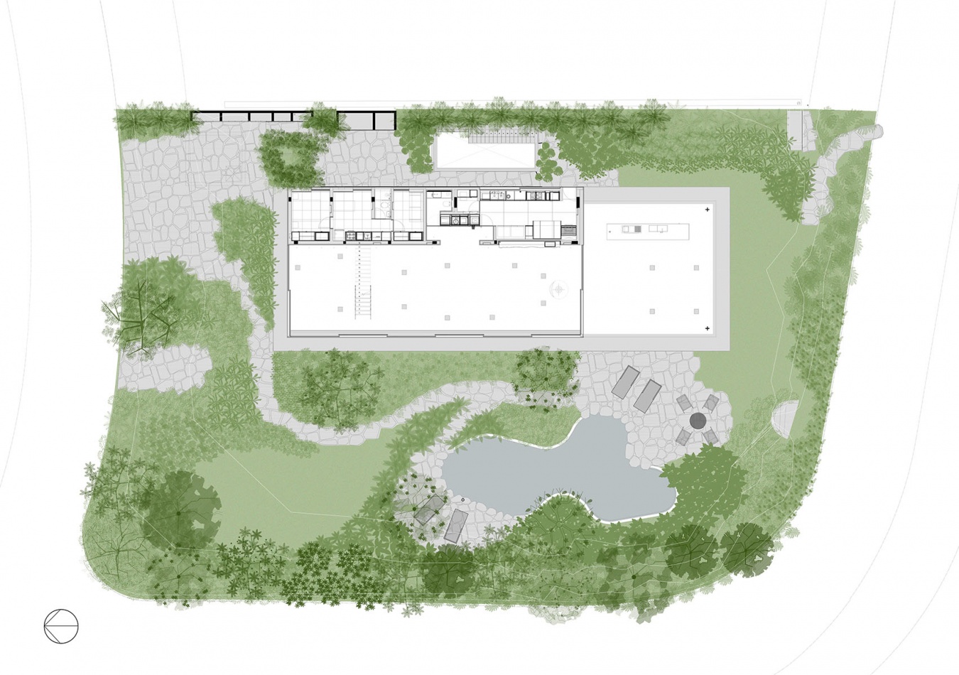Biribinhas House Landscaping by Rodrigo Oliveira Paisagismo