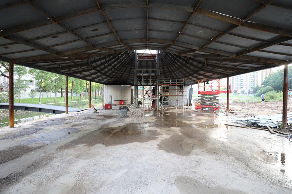 dadun dragon boat art base lecong shunde by atelier alternative architecture