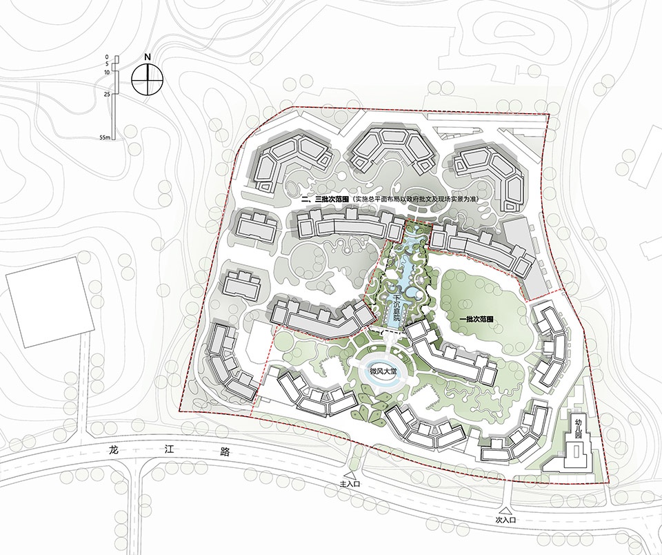 park lane complex phase ii sanya by peidong zhu line plus