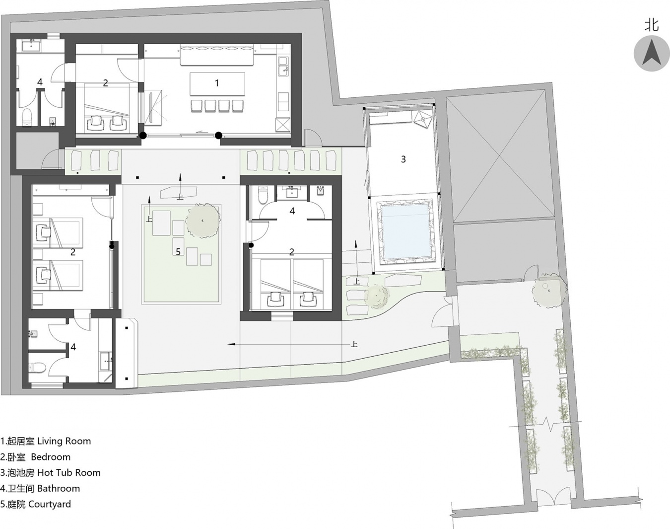 Rareyard · Liushigang No. 5 Courtyard · Qimatang Courtyard