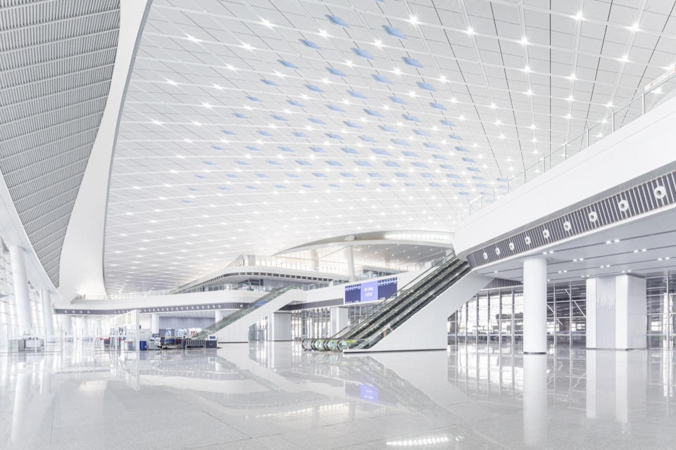jingmen west railway station by citic architectural design research institute co ltd china railway siyuan survey and design group co ltd