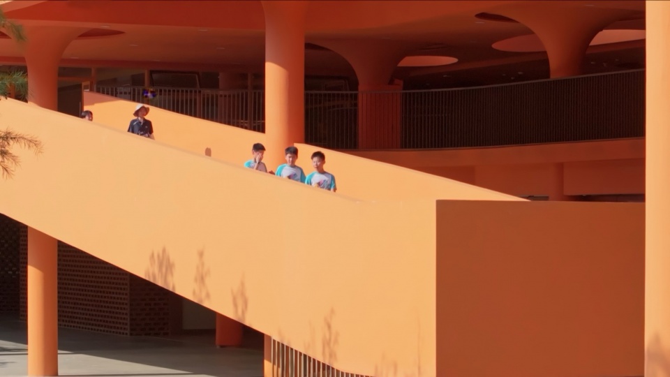 A Floating School Amidst Forests