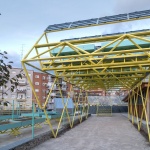 维卡尔瓦罗循环经济创新中心循环花园，马德里 / gaSSz arquitectos