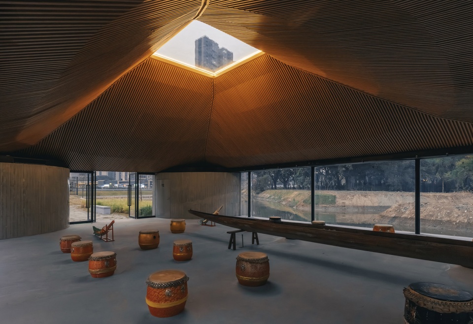 dadun dragon boat art base lecong shunde by atelier alternative architecture