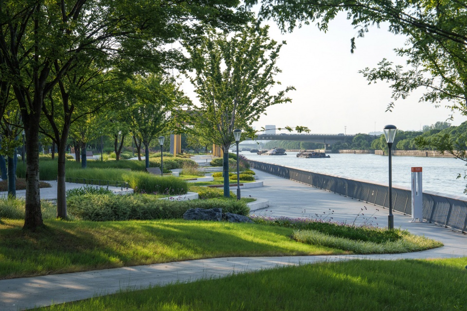 phase i landscape improvement project along the grand canal xinwu district wuxi by myp inc