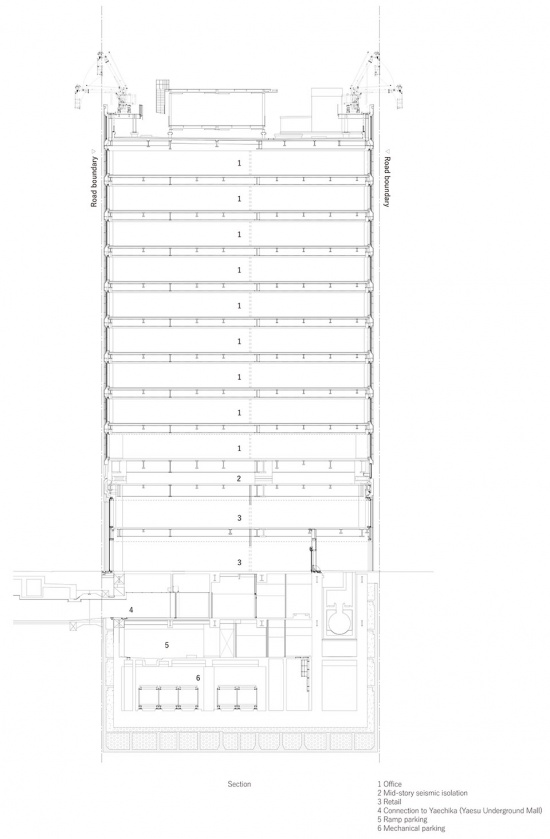 yaesu daibiru building by nikken sekki