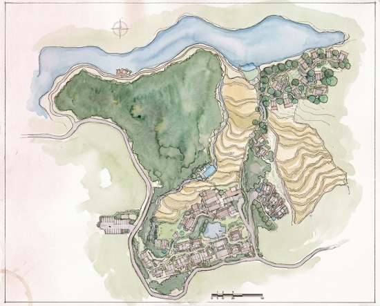 guangzhou ji yun yao resort landscape design by line plus