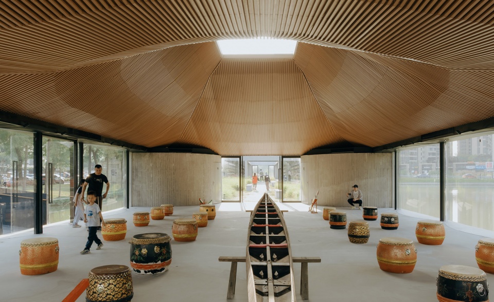 dadun dragon boat art base lecong shunde by atelier alternative architecture