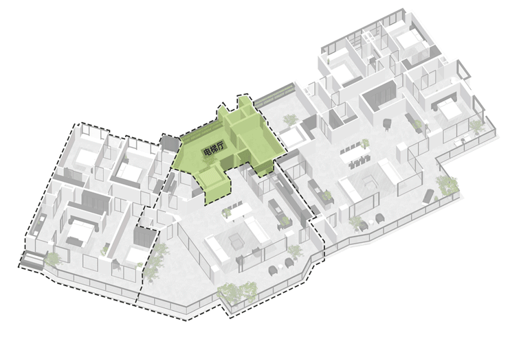 park lane complex phase ii sanya by peidong zhu line plus