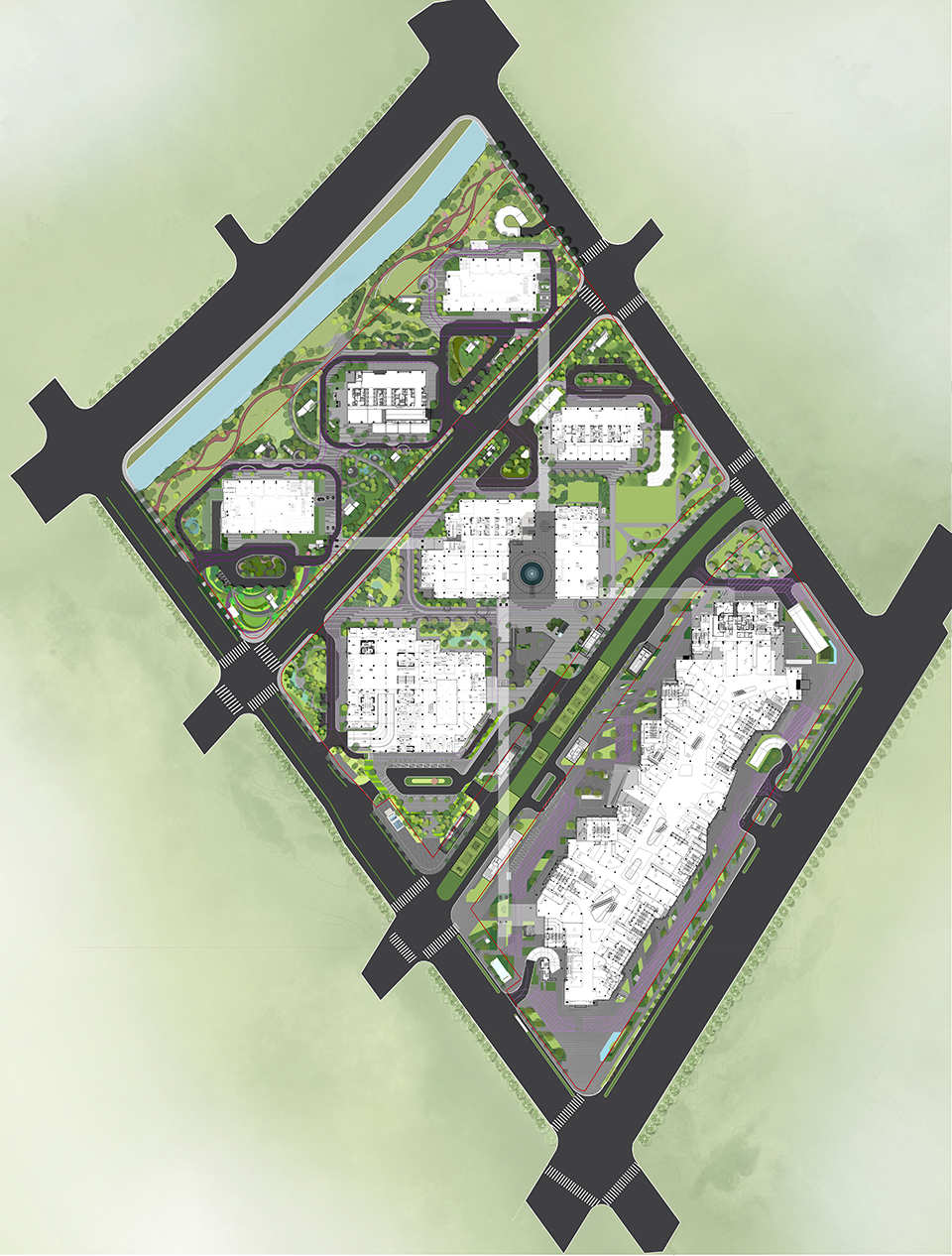 Nanjing Alibaba Center Landscape Design by FLO