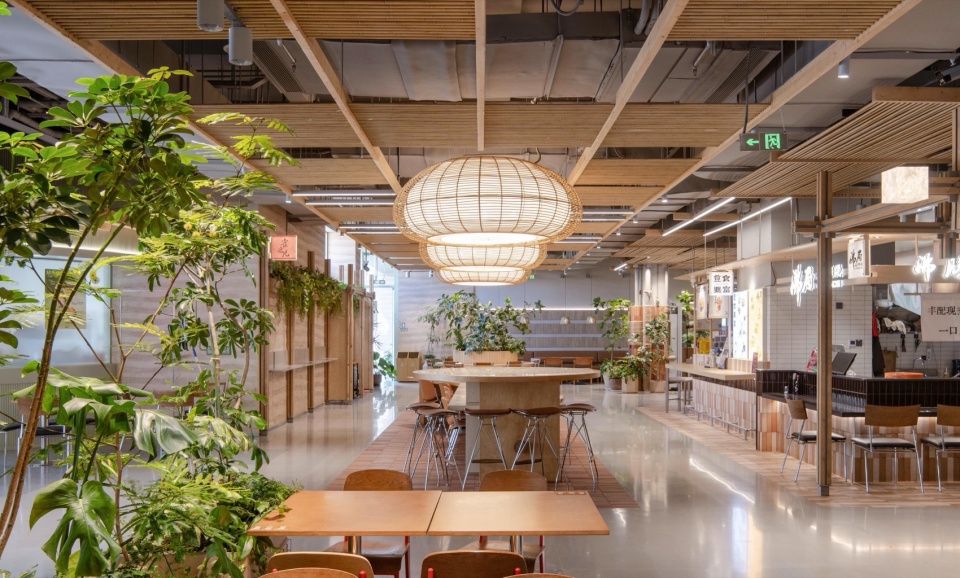 Wanhua Green Heart Food Market Yunlang Canteen by XU Studio