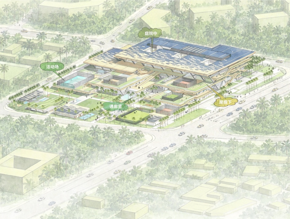 Haikou Workers Activity Center by CADG