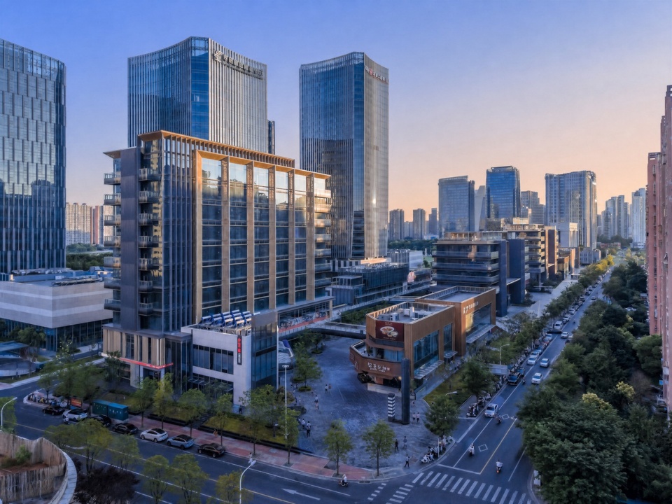 urban renewal practice of area d huaian financial center by ecadi