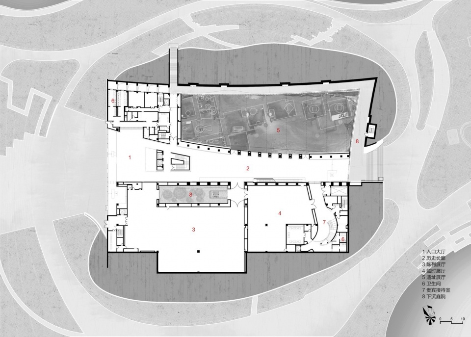 Luxian Ancient City Site Museum by BIAD Li Yinong Studio