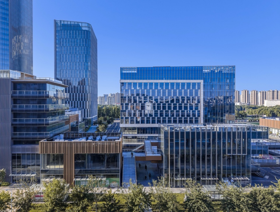 urban renewal practice of area d huaian financial center by ecadi
