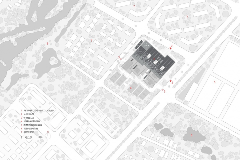 Haikou Workers Activity Center by CADG