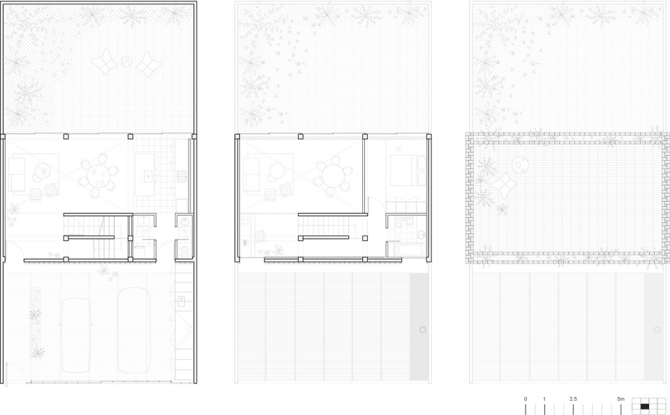 Four Urban Patio Houses
