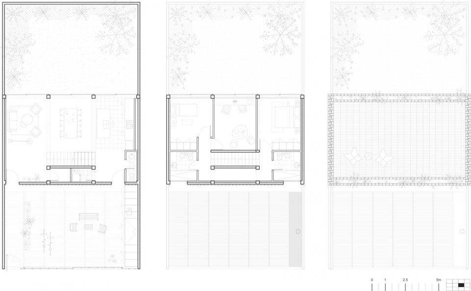 Four Urban Patio Houses