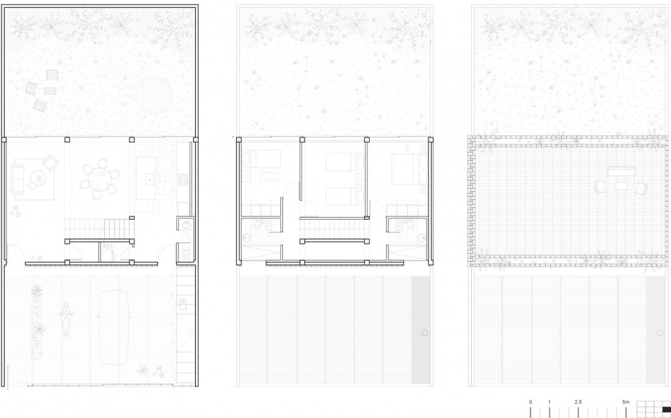 Four Urban Patio Houses