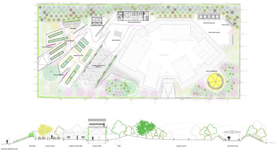 Circulating Garden for the Circular Economy Innovation Center of Vicalvaro ize