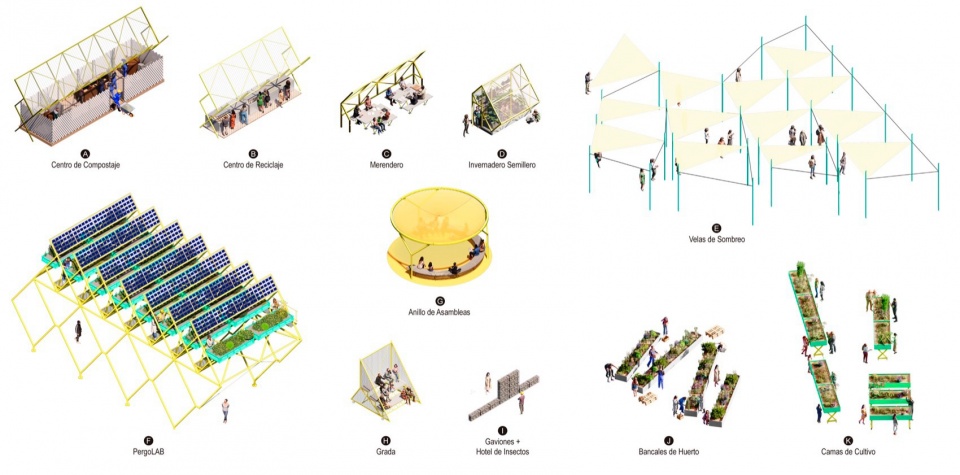 Circulating Garden for the Circular Economy Innovation Center of Vicalvaro