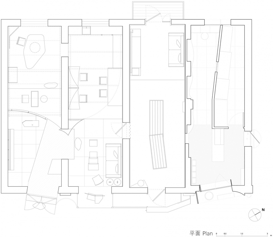 平面©衡建筑 Plan©ModumAtelier