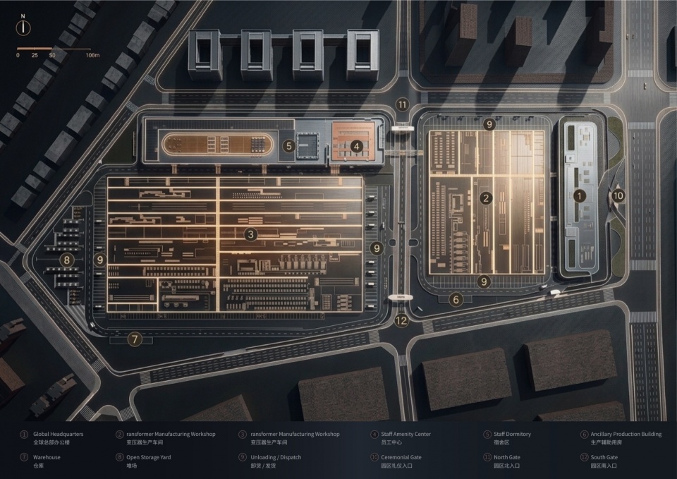 eaglerise superfactory and global headquarters by yunchao xuatelier apeiron