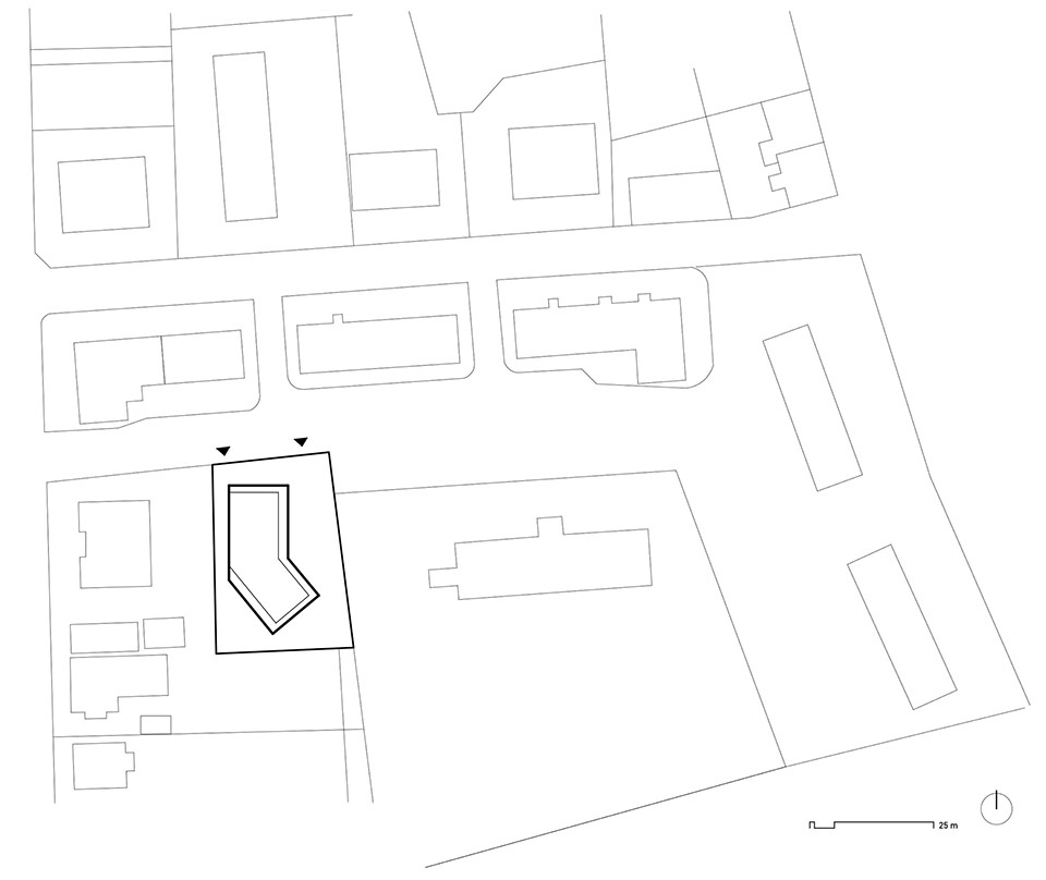 manesova apartment building by ok plan architects
