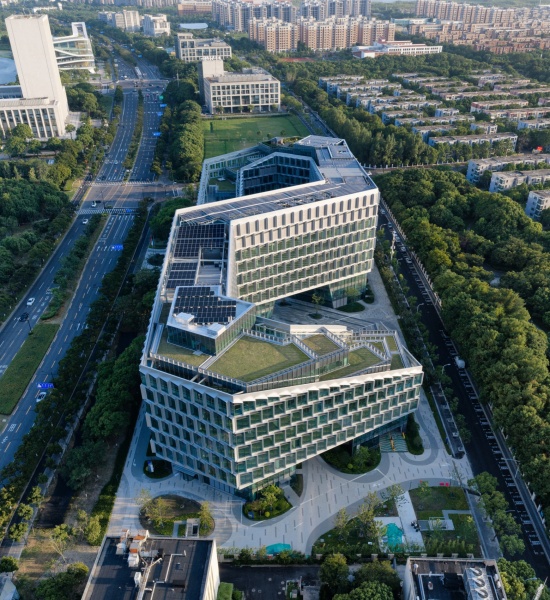 china mcc5 groups lingang headquarters campus by china mcc5 group corp ltd