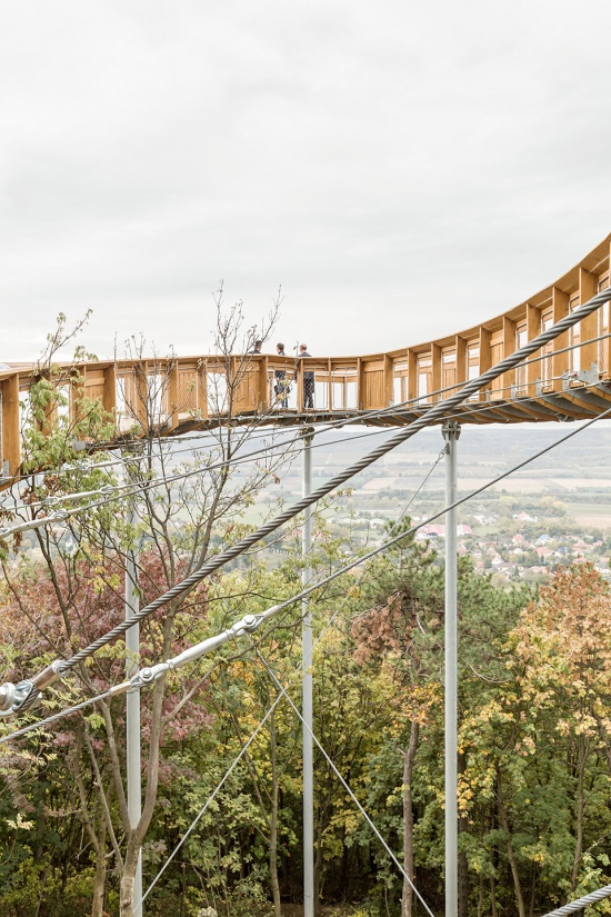 foliage educational lookout and trail by okka studio
