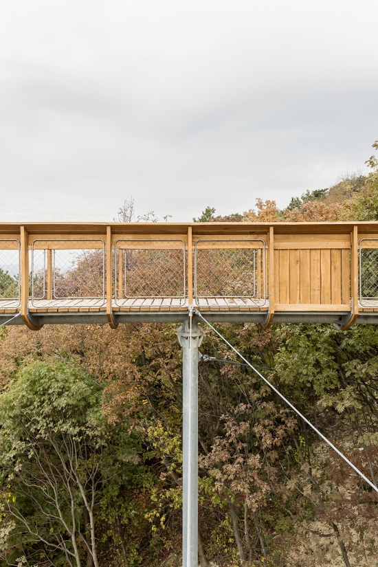 foliage educational lookout and trail by okka studio