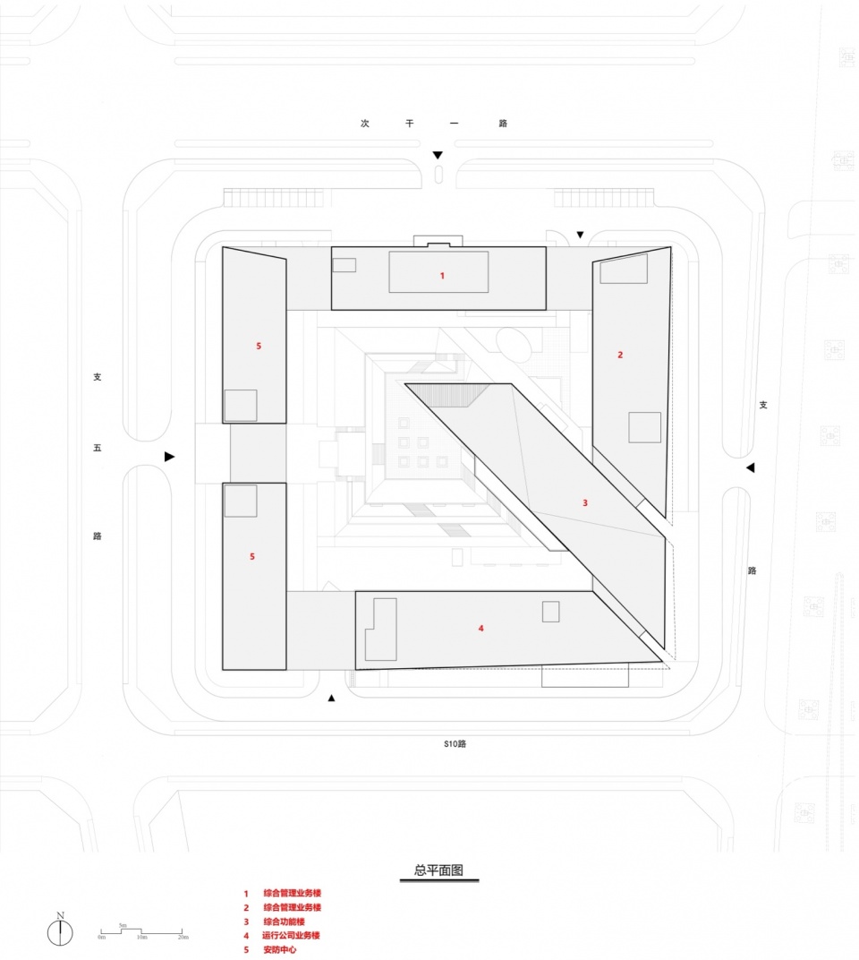 the administrative complex of beijing daxing international airport by ceedi organically permeated design research center